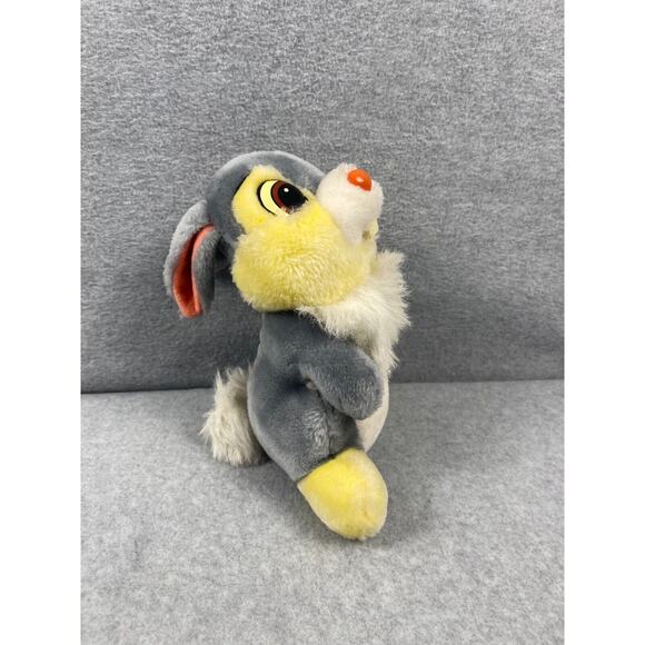 Disney Thumper From Bambi Plush Stuffed Toy Vintage 9" Tall Gray Disneyland - Picture 2 of 5